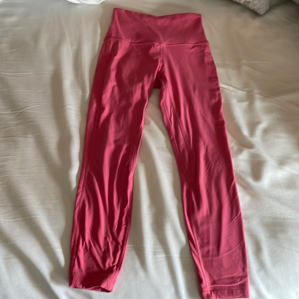 Guava Pink align leggings 25’ inseam